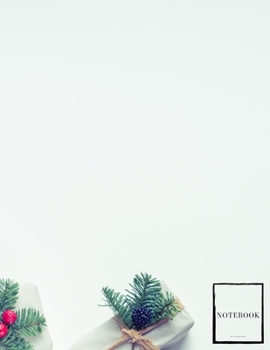 Christmas Time Lined Notebook Writing Pad Sketchbook: Unlined Ruled Pages Book (8.5 x 11 inches A4) - 100 Pages Journal II Planning, Drawing, Sketching, Writing (happy holidays)