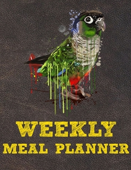 Paperback Weekly Meal Planner: 8.5x11 Inches Menu Food Planner - 52 Week Meal Prep Book - Weekly Food Planner & Grocery Shopping List Notebook For Gr Book