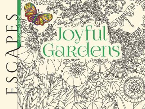 Paperback Escapes Joyful Gardens Coloring Book