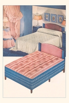 Paperback Vintage Journal Bedroom Suite with Mattress Book