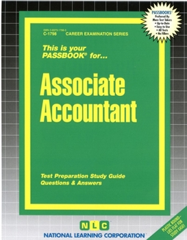Paperback Associate Accountant: Test Preparation Study Guide, Questions & Answers Book