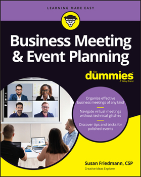Paperback Business Meeting & Event Planning for Dummies Book