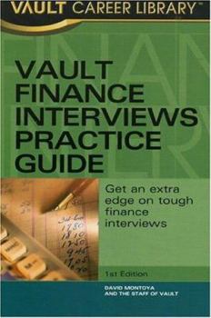 Paperback Vault Finance Interviews Practice Guide Book