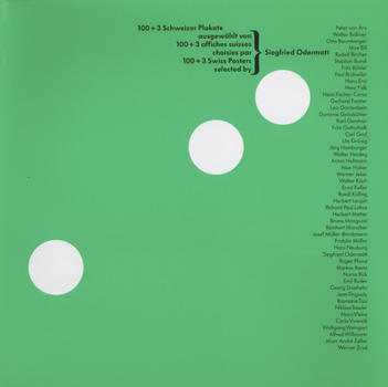 Hardcover 100+3 Swiss Posters: Selected by Siegfried Odermatt Book