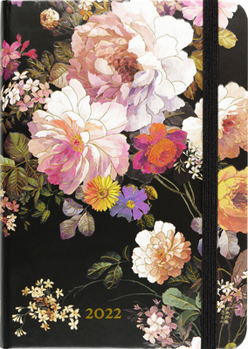 Calendar 2022 Midnight Floral Weekly Planner (16-Month Engagement Calendar) Book