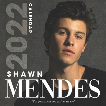 Paperback 2022 Calendar: Shawn Mendes 18-month Calendar 2022 from Jul 2021 to Dec 2022 in mini size 8.5x8.5 inch Book