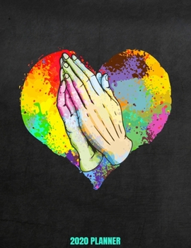 2020 Planner: Weekly Planner January 2020 - December 2020 Calendar Agenda Daily Schedule - Christian Praying Hands - Christianity Religion