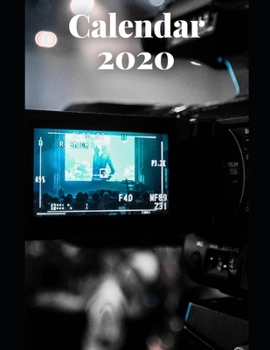 Videographer Calendar 2020: Calendar Weekly Planer 2020 Logbook Diary Gift Todo Memory Book Budget Planner Hobby | Men, Woman, Girls & Boys | 8.5" x 11" | 21.59 x 27.94 cm | 57 Pages (Calendars 2020)