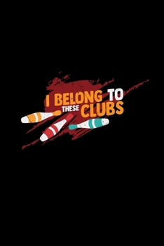 I belong to these clubs: 6x9 JUGGLING | lined | ruled paper | notebook | notes
