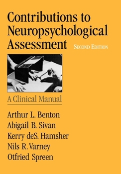 Paperback Contributions to Neuropsychological Assessment: A Clinical Manual Book