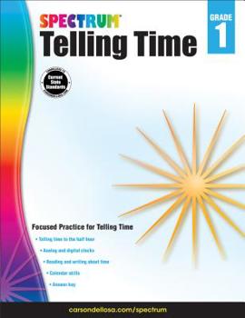 Paperback Telling Time, Grade 1 Book