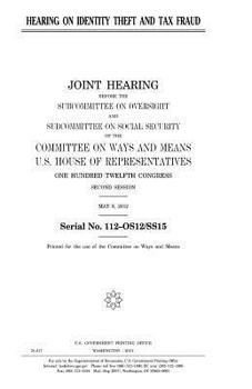 Hearing on Identity Theft and Tax Fraud