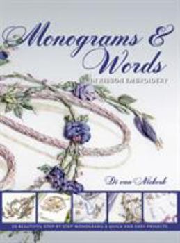 Paperback Monograms and Words Book