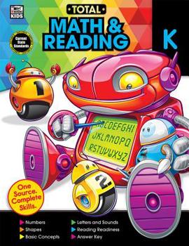 Paperback Total Math and Reading, Grade K Book