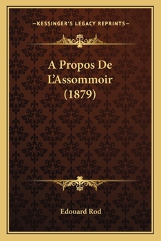 Paperback A Propos De L'Assommoir (1879) [French] Book