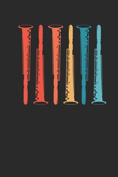 Paperback Clarinet Retro: Clarinets Notebook, Blank Lined (6" x 9" - 120 pages Musical Instruments Themed Notebook for Daily Journal, Diary, and Book