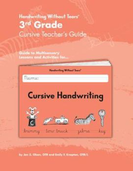 Paperback 3rd Grade Cursive Teacher's Guide Book