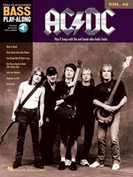 Paperback AC/DC Bass Play-Along Volume 40 Book/Online Audio Book