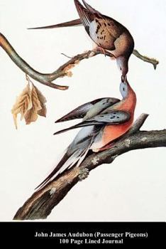 John James Audubon (Passenger Pigeons) 100 Page Lined Journal : Blank 100 Page Lined Journal for Your Thoughts, Ideas, and Inspiration