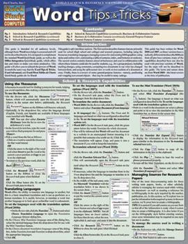 Cards Word Tips & Tricks (Quick Study Computer) Book
