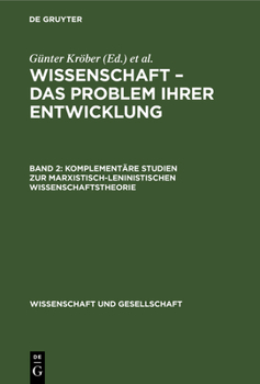 Hardcover Komplementäre Studien Zur Marxistisch-Leninistischen Wissenschaftstheorie [German] Book