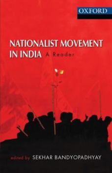 Paperback Nationalist Movement in India: A Reader Book