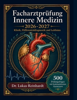 Facharztprüfung Innere Medizin 2026-2027: Klinik, Differentialdiagnostik und Leitlinien — 500 Prüfungsfragen mit kommentierten Antworten (German Edition)