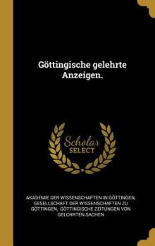 Hardcover Göttingische gelehrte Anzeigen. [German] Book