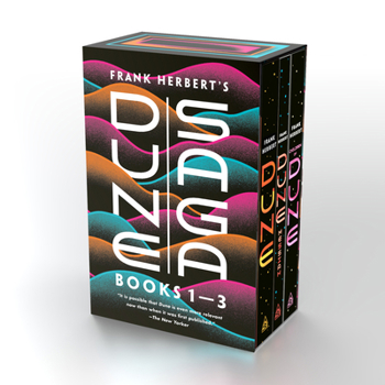 Paperback Frank Herbert's Dune Saga 3-Book Boxed Set: Dune, Dune Messiah, and Children of Dune Book