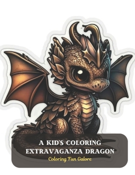 Paperback A Kid's Coloring Extravaganza Dragon: Coloring Fun Galore Book