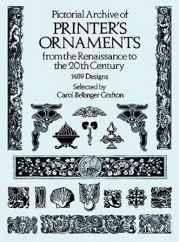 Paperback Pictorial Archive of Printer's Ornaments: From the Renaissance to the 20th Century Book