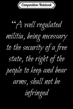 Composition Notebook: 2nd Amendment Gun rights Hunter Shooter Journal/Notebook Blank Lined Ruled 6x9 100 Pages