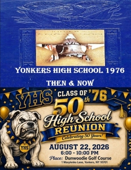 Paperback Yonkers High School 1976 - 2026 50th Year Reunion Year Book