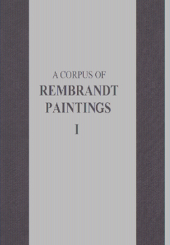 Hardcover A Corpus of Rembrandt Paintings 1 Book