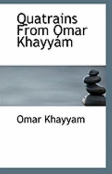 Paperback Quatrains from Omar Khayyam Book