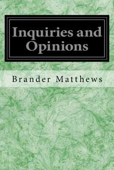 Paperback Inquiries and Opinions Book