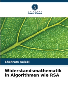 Paperback Widerstandsmathematik in Algorithmen wie RSA [German] Book