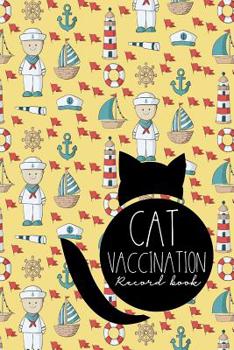 Paperback Cat Vaccination Record Book: Vaccination Record Book, Vaccination Record, Vaccination Log, Vaccine Tracker, Cute Navy Cover Book