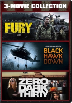DVD Black Hawk Down / Fury / Zero Dark Thirty Book