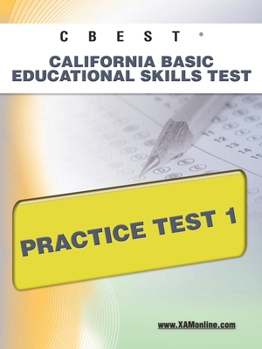 Paperback CBEST CA Basic Educational Skills Test Practice Test 1 Book