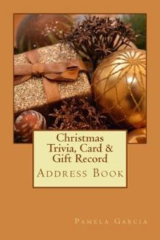 Paperback Christmas Trivia Card & Gift Record: Address Book