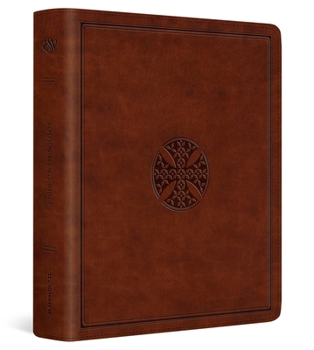 Imitation Leather ESV Journaling Bible (Trutone, Brown, Mosaic Cross Design) Book