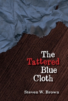 Hardcover Tattered Blue Cloth Book