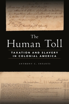 Hardcover The Human Toll: Taxation and Slavery in Colonial America Book