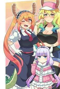 Journal: Dragon Maid Soft Glossy Cover Journal Lined Pages Book 6 x 9 Inches 110 Pages
