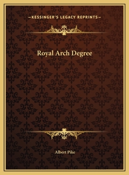 Hardcover Royal Arch Degree Book