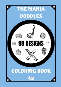 Paperback Coloring Book: The Mania Doodles Book