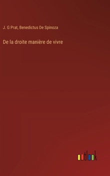 Hardcover De la droite manière de vivre [French] Book