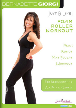 DVD Just Bra Live: Foam Roller Core Workout with Bonus Mat Sculpt Book