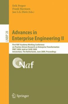 Paperback Advances in Enterprise Engineering II Book